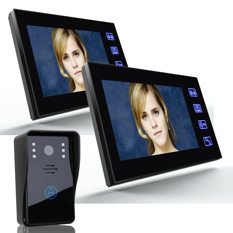 MAOTEWANG 7" Video Door Phone with 1pcs 1000TVL Outdoor Security CCTV Camera + 2pcs Indoor Monitor Home Security
MAOTEWANG 7" Video Door Phone with 1pcs 1000TVL Outdoor Security CCTV Camera + 2pcs Indoor Monitor Home Security
