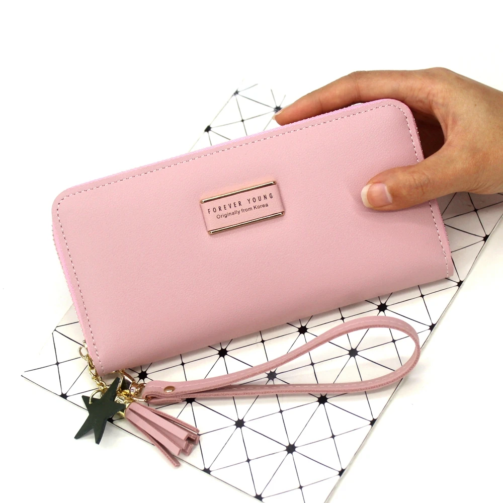 2019 New Long Women Wallet Purse Female Case Phone Pocket card Handbag Woman's Purse Carteira Ladies Clutch Tassel zipper wallet
2019 New Long Women Wallet Purse Female Case Phone Pocket card Handbag Woman's Purse Carteira Ladies Clutch Tassel zipper wallet