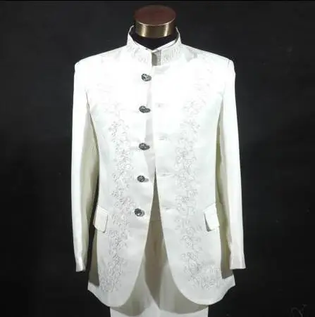 Blazer men formal dress latest coat pant designs suit men chinese tunic suit stand collar marriage wedding suits for men's
Blazer men formal dress latest coat pant designs suit men chinese tunic suit stand collar marriage wedding suits for men's