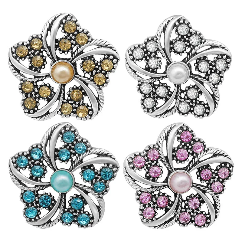 New Beauty Hollow rhinestone flower 20MM Metal snap buttons for DIY 18mm snap jewelry wholesale KZ3382
New Beauty Hollow rhinestone flower 20MM Metal snap buttons for DIY 18mm snap jewelry wholesale KZ3382