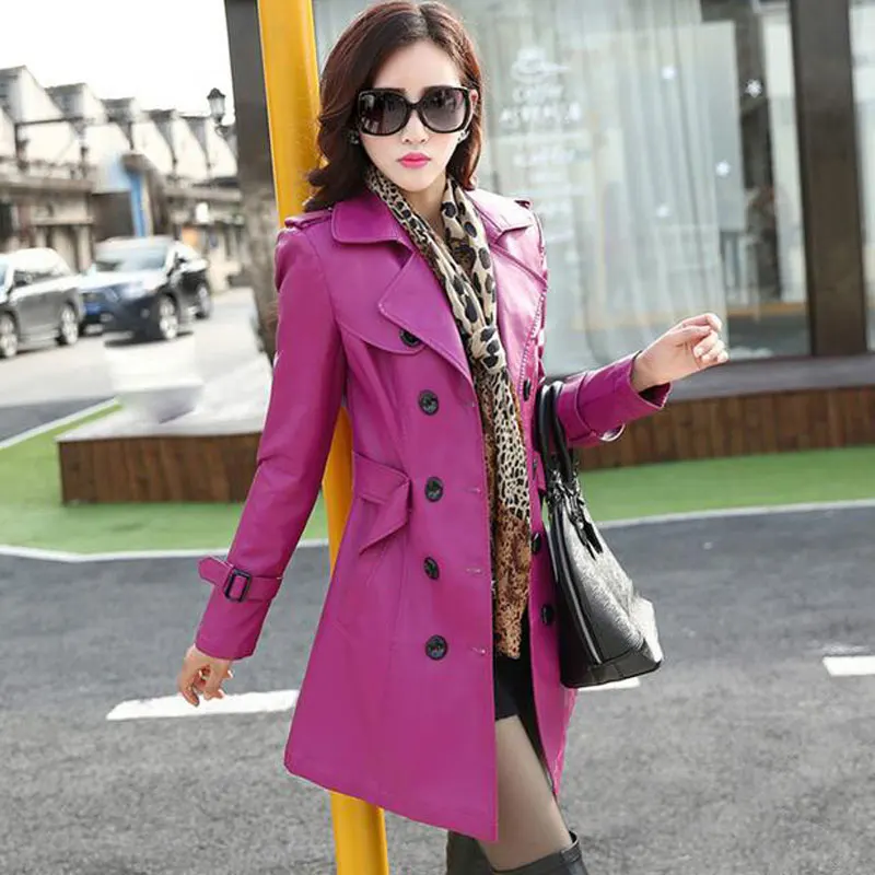 New 2021 Washed PU Leather Jacket Women Plus Size M-4XL Autumn Winter Outerwear Coats Fashion Slim Leather Jackets With Belt
New 2021 Washed PU Leather Jacket Women Plus Size M-4XL Autumn Winter Outerwear Coats Fashion Slim Leather Jackets With Belt