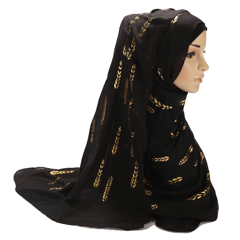 New Muslim Bubbles Chiffon Scarf Shiny Golden Leaves With Diamond Studs Pearls Scarf Plain Fashion Shawls Wraps Muslim hijab
New Muslim Bubbles Chiffon Scarf Shiny Golden Leaves With Diamond Studs Pearls Scarf Plain Fashion Shawls Wraps Muslim hijab