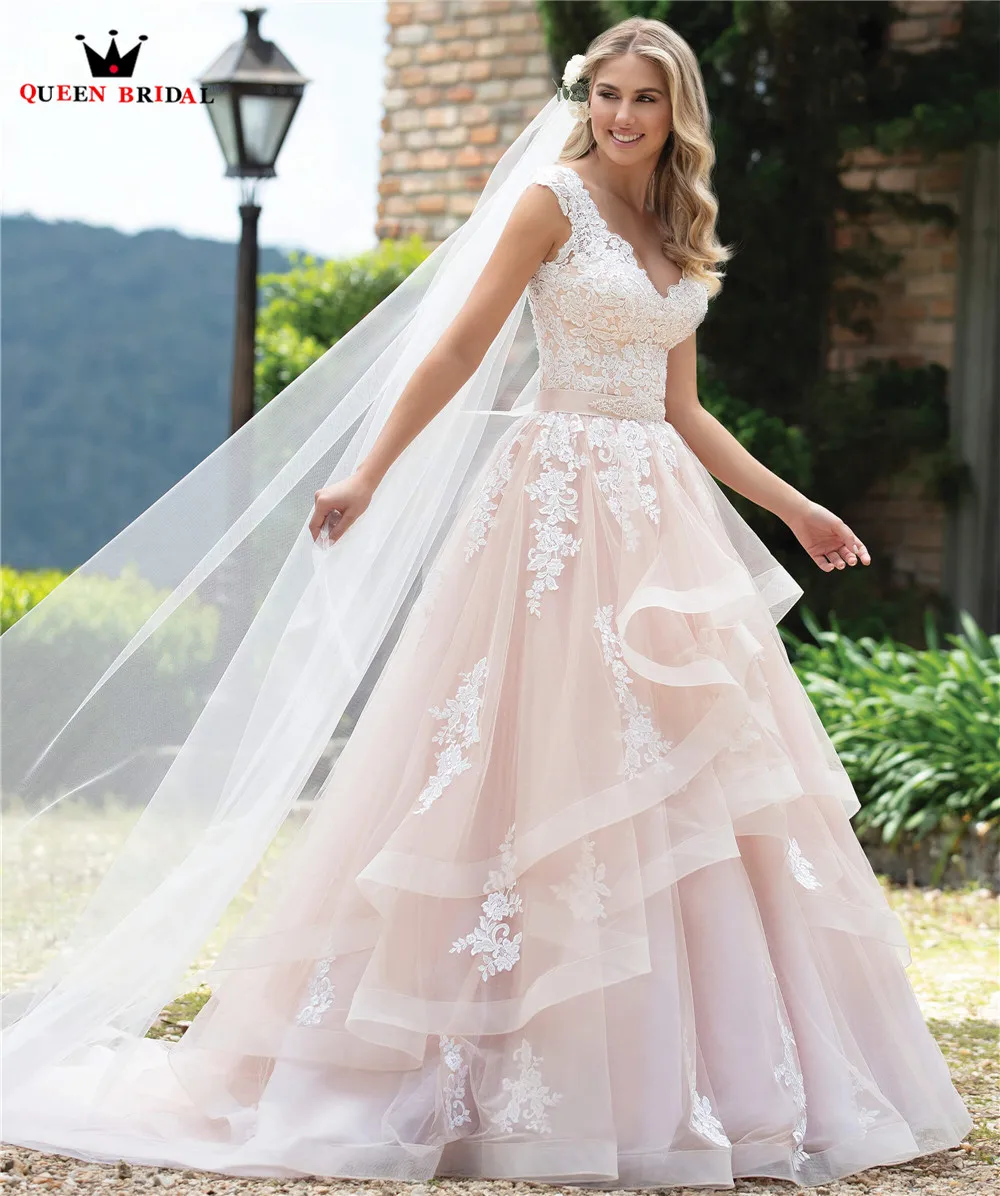 Custom Made Ball Gown Detachable Skirt Lace Beading Luxury Elegant Formal Pink Wedding Dresses Vestido de Noiva 2021 WH45
Custom Made Ball Gown Detachable Skirt Lace Beading Luxury Elegant Formal Pink Wedding Dresses Vestido de Noiva 2021 WH45