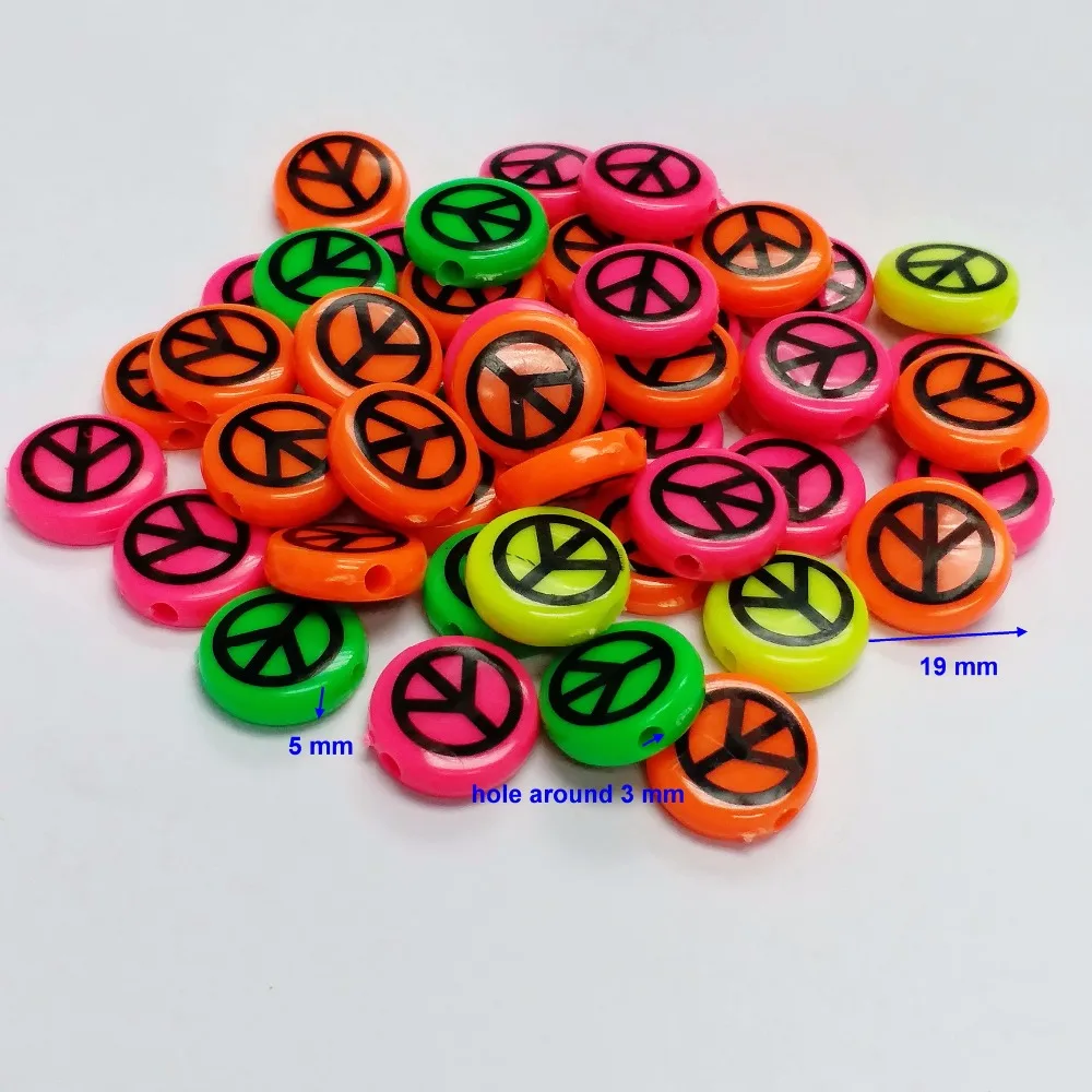 wholesale 100 PCS bulk round shape Peace CP134 Charms Loose Beads 19mm Color Pony Beads for girl school science home crafts
wholesale 100 PCS bulk round shape Peace CP134 Charms Loose Beads 19mm Color Pony Beads for girl school science home crafts