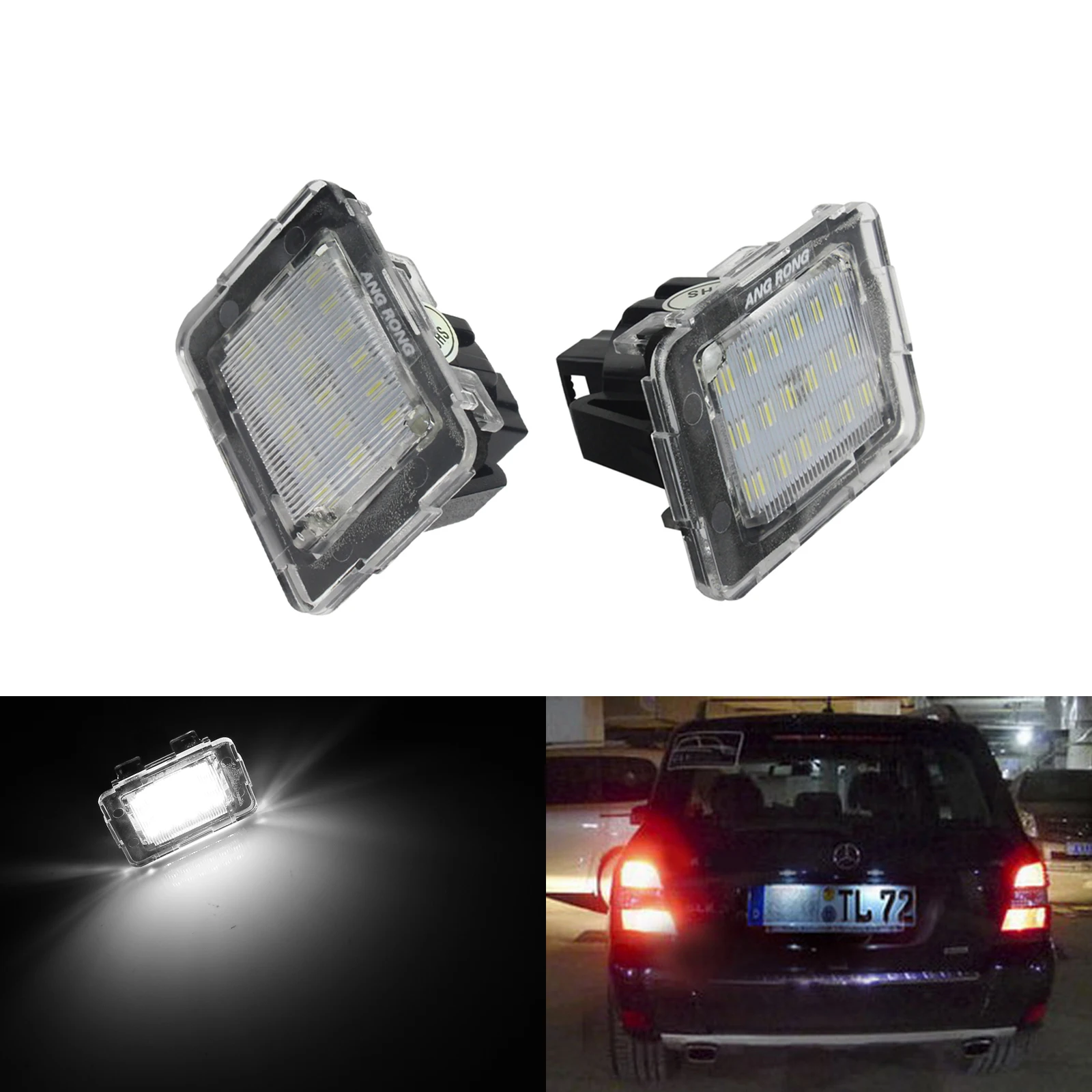 ANGRONG 2x Xenon LED License Number Plate Light For Mercedes W176 X166 X156 W166 C292 R172 A GL Class
ANGRONG 2x Xenon LED License Number Plate Light For Mercedes W176 X166 X156 W166 C292 R172 A GL Class
