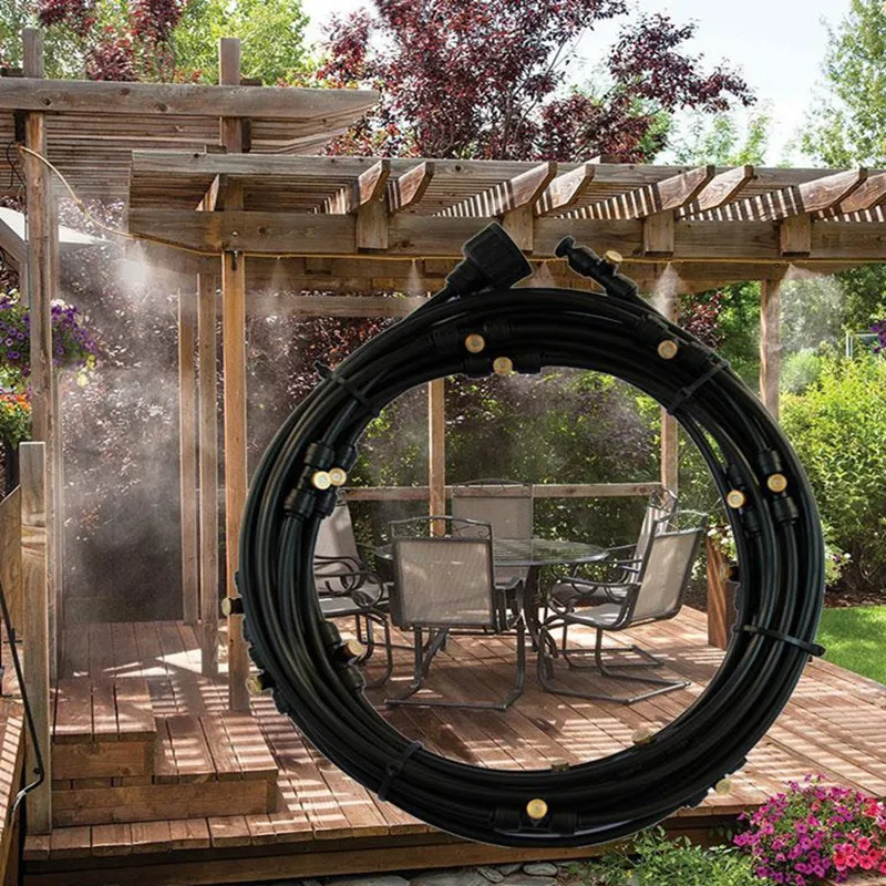 C138 Watering Spray Nozzle Water Sprinkler Multi-Function 6m 6 Sprinklers Misting Cooling Humidification Patio
C138 Watering Spray Nozzle Water Sprinkler Multi-Function 6m 6 Sprinklers Misting Cooling Humidification Patio