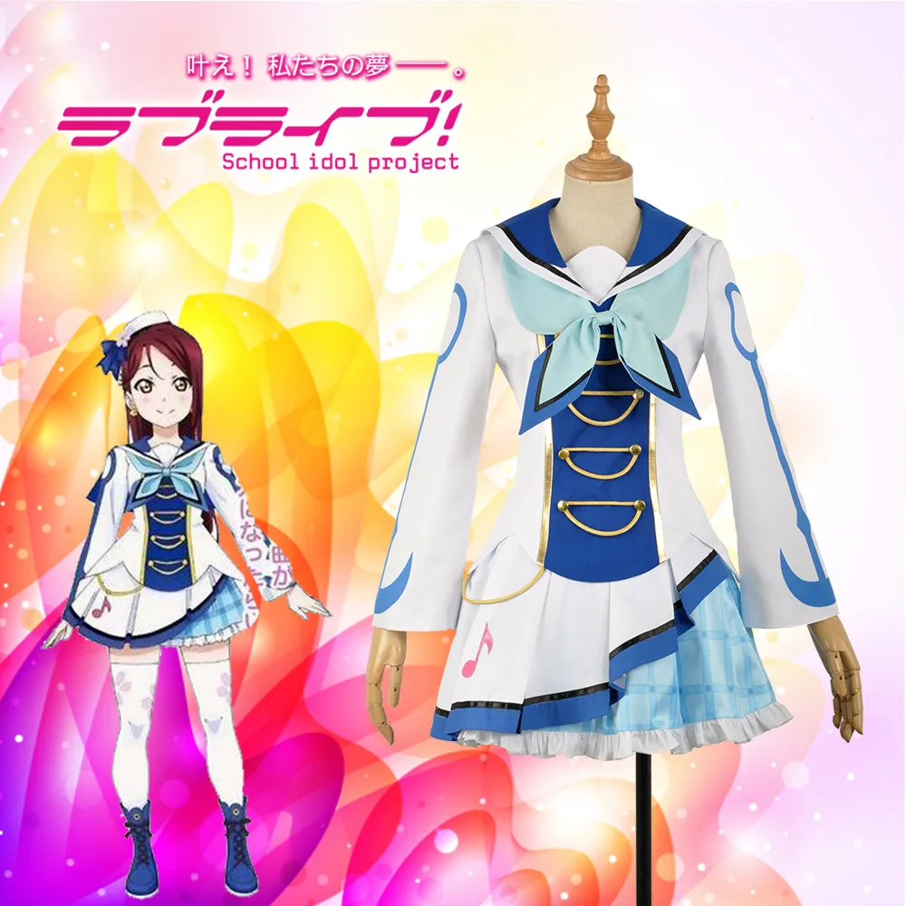 Люблю жить! Солнце! Aqours Sakurauchi Riko сценическое платье для всех членов OP2