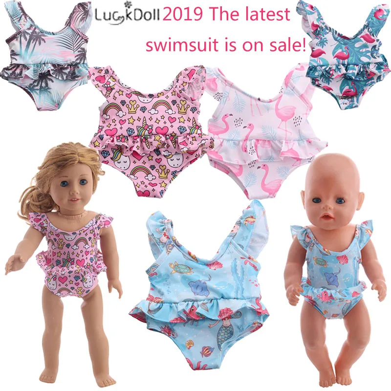 Doll Clothes 4 Patterns Cute Swimsuit Fit 18 Inch American Doll&43 CM Born Baby Doll,Generation,Birthday & Christmas Gifts
Doll Clothes 4 Patterns Cute Swimsuit Fit 18 Inch American Doll&43 CM Born Baby Doll,Generation,Birthday & Christmas Gifts