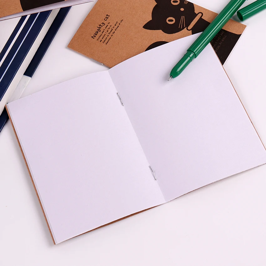Cowhide Paper Vintage Black Cat Filofax Notepad Journal Kraft Paper Blank Notebook Office School Stationery Supplies
Cowhide Paper Vintage Black Cat Filofax Notepad Journal Kraft Paper Blank Notebook Office School Stationery Supplies