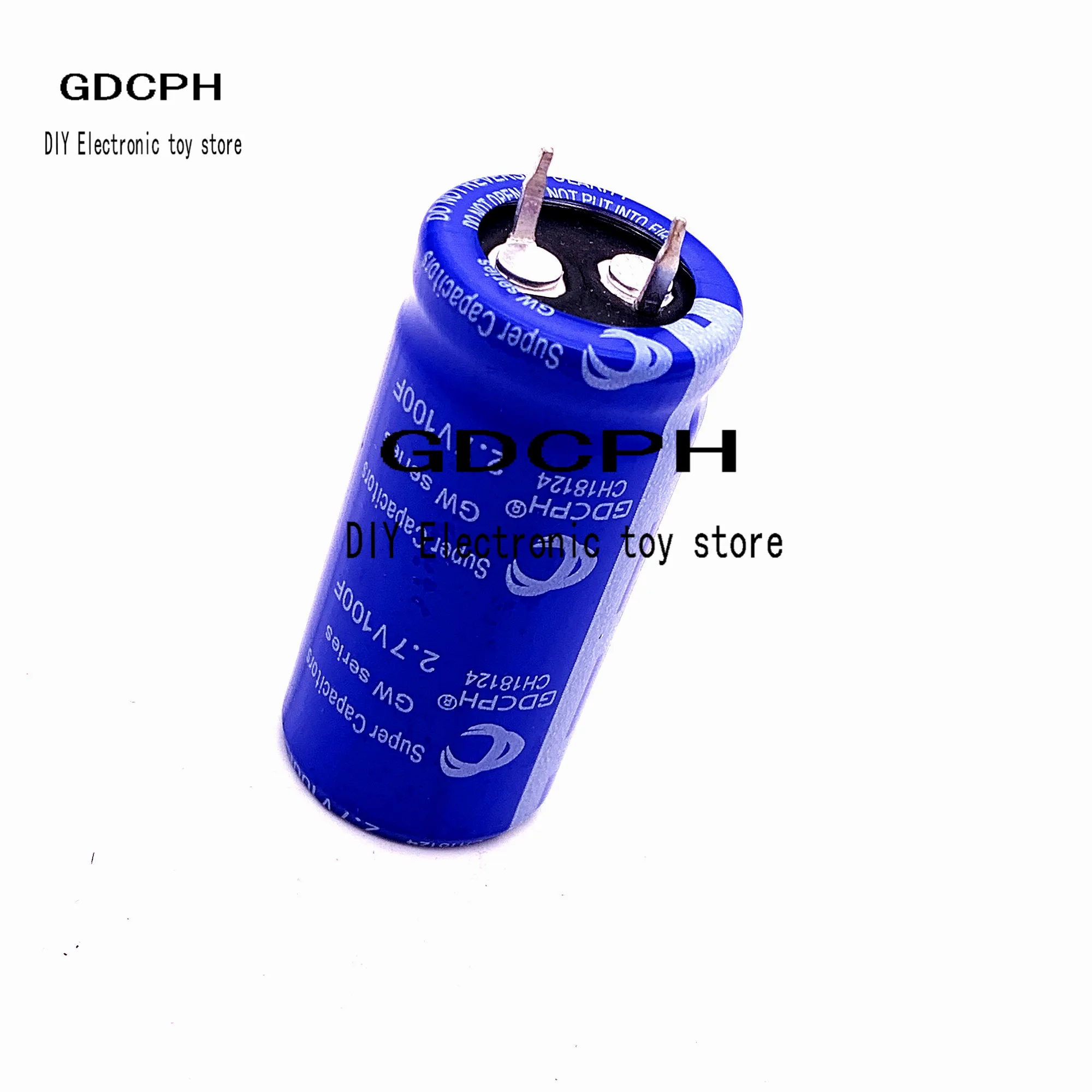 1 шт. alta qualidade 2.7v100f конденсатор супер 2 7 в 100F 22*45 мм фарад Frete Gratis|Аксессуары для