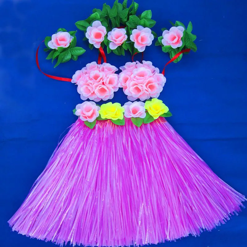 5pcs/set Girl Hawaiian Grass Skirt Fashion Show Dance Hula Suit Children Clothing Hawaiian Costume Flower Bra Headband Wristband
5pcs/set Girl Hawaiian Grass Skirt Fashion Show Dance Hula Suit Children Clothing Hawaiian Costume Flower Bra Headband Wristband