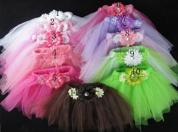 Colorful Girls Fluffy Tulle Tutu Skirt Kids Handmade Layers Ballet Pettiskirt with Daisy Flowers Children Party Tutus 30Pcs/lot
Colorful Girls Fluffy Tulle Tutu Skirt Kids Handmade Layers Ballet Pettiskirt with Daisy Flowers Children Party Tutus 30Pcs/lot
