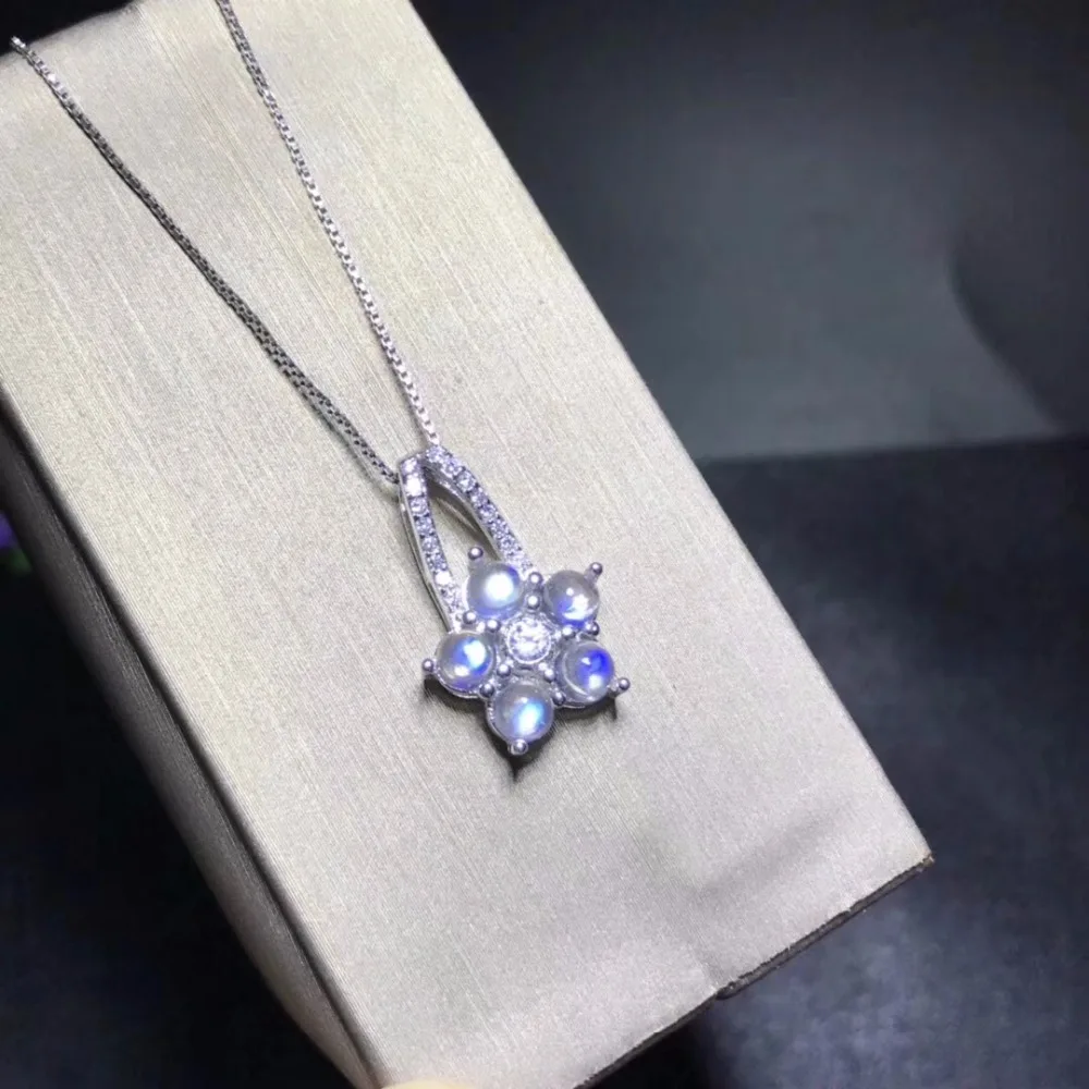 Uloveido Moonstone Anniversary Pendant Necklace Women 925 Sterling Silver Gemstone Flower Necklace Pendant for Girl FN290
Uloveido Moonstone Anniversary Pendant Necklace Women 925 Sterling Silver Gemstone Flower Necklace Pendant for Girl FN290