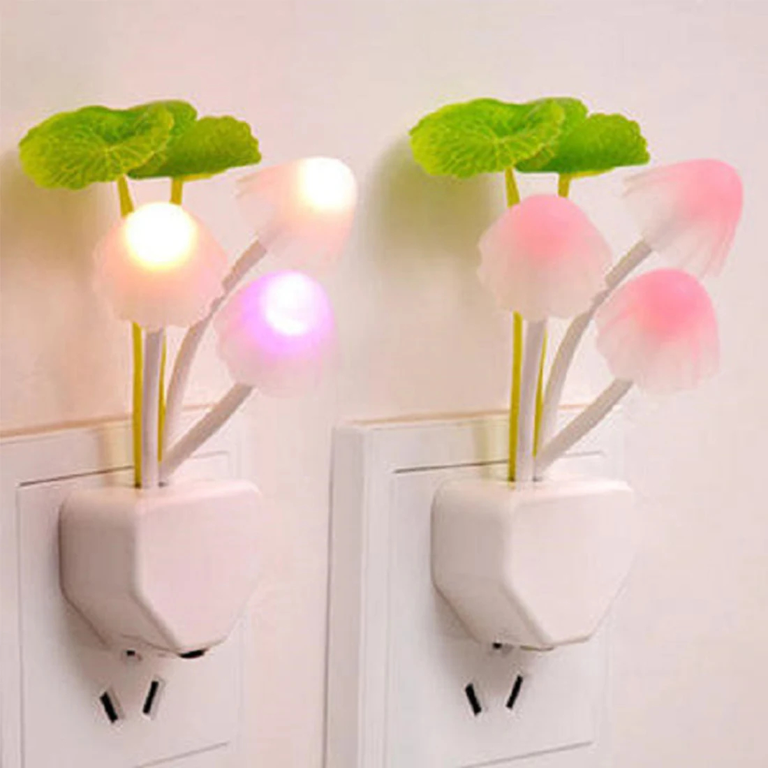 Colorful LED Lilac Night Light Lamp Mushroom Romantic Lilac Night Lights For Home Art Decor Illumination US/EU Plug
Colorful LED Lilac Night Light Lamp Mushroom Romantic Lilac Night Lights For Home Art Decor Illumination US/EU Plug