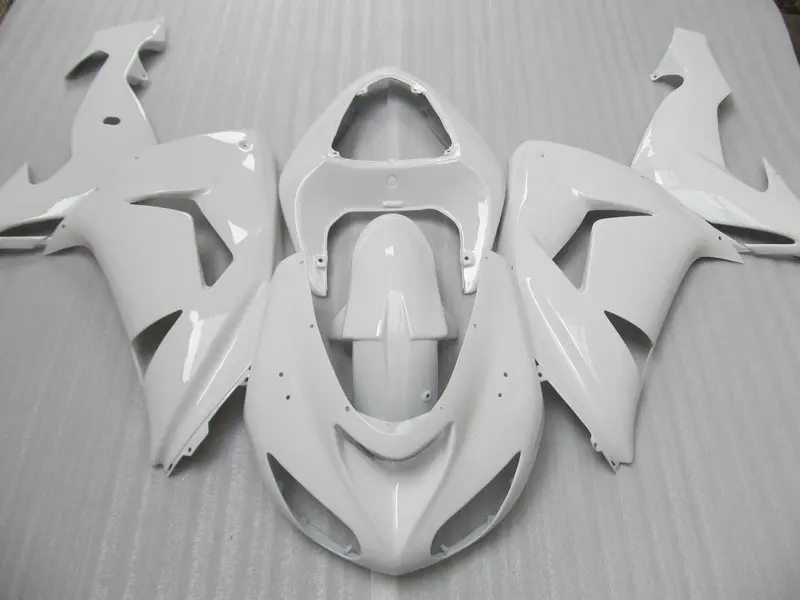 Набор обтекателей мотоцикла для KAWASAKI Ninja ZX10R 06 07 ZX 10R 2006 2007 zx10r ABS Полный белый