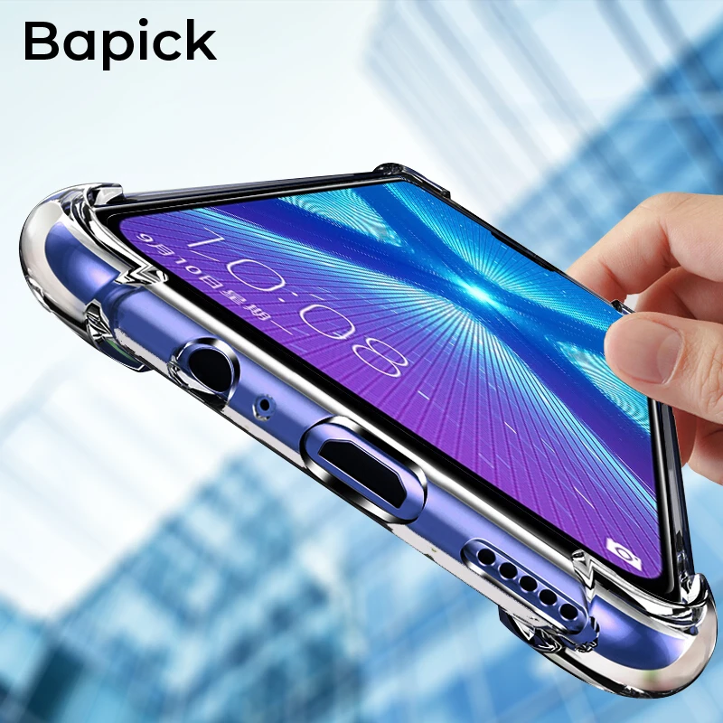 Bapick Мягкий ТПУ Прозрачный чехол для телефона huawei Honor 10 20 Lite Pro 10I 8x 8c 8a 7a защитный |