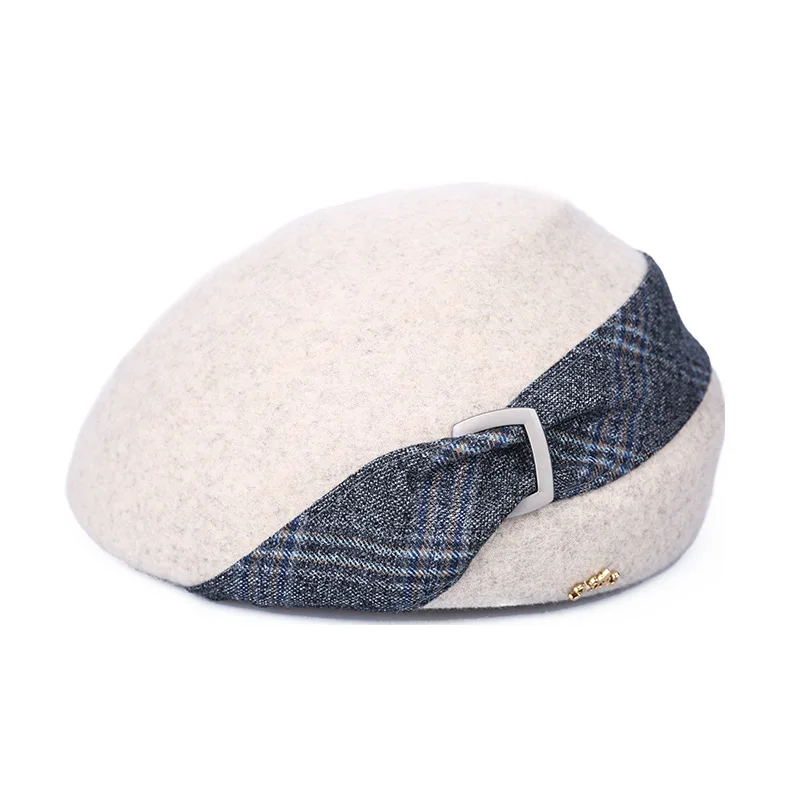 Elegant Female 100% Wool British Plaid Black Fedora Hat England Style Vintage Winter Women Felt French Beret Hats Bone Feminino
Elegant Female 100% Wool British Plaid Black Fedora Hat England Style Vintage Winter Women Felt French Beret Hats Bone Feminino