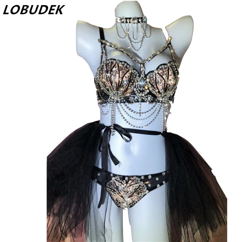 Crystals Bikini set show party Female Sexy Women Set Bar Club Dance Outfit Singer dancer Costume DJ DS bar nightclub
Crystals Bikini set show party Female Sexy Women Set Bar Club Dance Outfit Singer dancer Costume DJ DS bar nightclub
