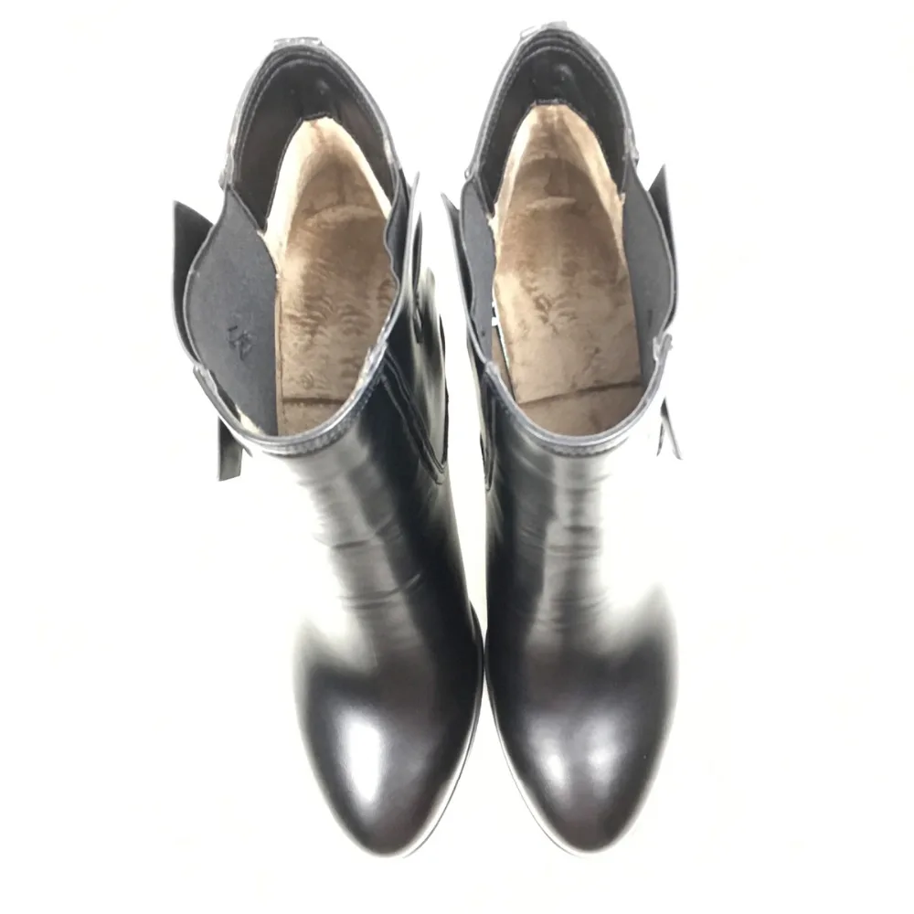 Aiyoway Women Ankle Boots Autumn Winter Booties Casual Slip On Black Fashion Ladies Round Toe High Heel Block Heel US Size 5~13
Aiyoway Women Ankle Boots Autumn Winter Booties Casual Slip On Black Fashion Ladies Round Toe High Heel Block Heel US Size 5~13