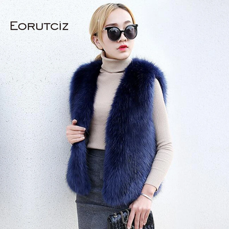 Winter Short Faux fur Coat Women Vest Thick Warm Jacket Vintage Oversize Black Waistcoat streetwear Outerwear LM056
Winter Short Faux fur Coat Women Vest Thick Warm Jacket Vintage Oversize Black Waistcoat streetwear Outerwear LM056