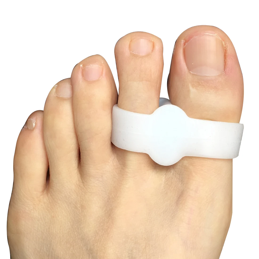 High Quality 2pc 1pair Toe Straighteners Separator with 2 Holes Hallux Valgus Bunion Corrector Pain Relief Foot Care Tools
High Quality 2pc 1pair Toe Straighteners Separator with 2 Holes Hallux Valgus Bunion Corrector Pain Relief Foot Care Tools