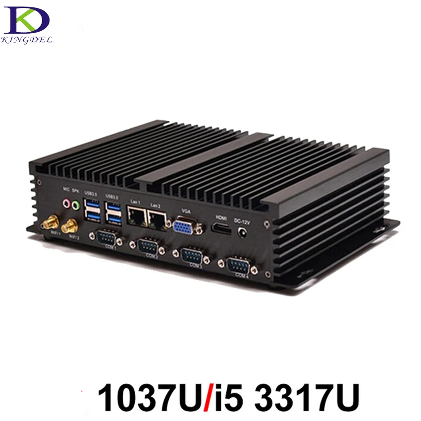 New Fanless Industrial PC Mini Computer Intl Celeron 1037U i5 3317U Dual Core 4*RS232 COM Support Linux Windows xp,Windows7,8,10
New Fanless Industrial PC Mini Computer Intl Celeron 1037U i5 3317U Dual Core 4*RS232 COM Support Linux Windows xp,Windows7,8,10