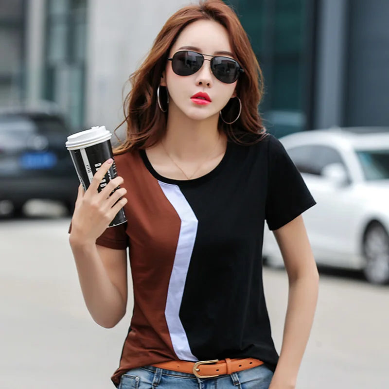 Striped Cotton Short Sleeve T Shirt Women 2022 Summer Tops Casual T-Shirts Korean Style Womens Clothing Tee Shirt Femme Camiseta
Striped Cotton Short Sleeve T Shirt Women 2022 Summer Tops Casual T-Shirts Korean Style Womens Clothing Tee Shirt Femme Camiseta