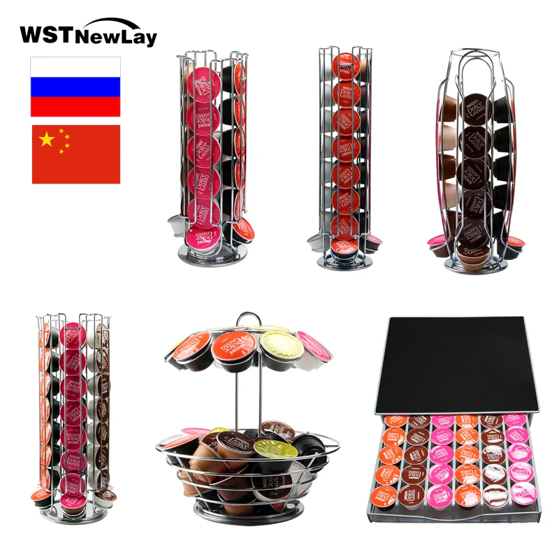 Storage Dolce Gusto Capsules Coffee Pod Holder Stand Kitchen Table Metal Revolving Shelf Dispaly Metal Rack Ship From Russian
Storage Dolce Gusto Capsules Coffee Pod Holder Stand Kitchen Table Metal Revolving Shelf Dispaly Metal Rack Ship From Russian