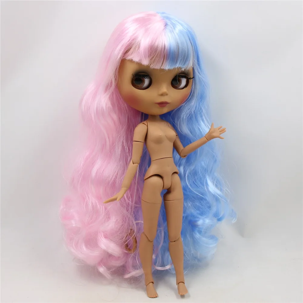 ICY DBS Blyth Doll1/6 bjd joint body dark skin matte face pink and blue hair 30cm girls gift
ICY DBS Blyth Doll1/6 bjd joint body dark skin matte face pink and blue hair 30cm girls gift