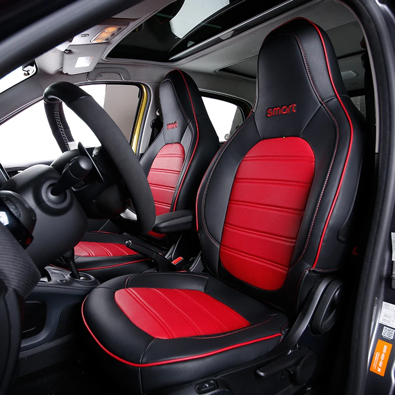 2pcs Car seat cover Full Sets Front seat Leather decoration breathable cushion car styling for smart 453 fortwo car accessories
2pcs Car seat cover Full Sets Front seat Leather decoration breathable cushion car styling for smart 453 fortwo car accessories