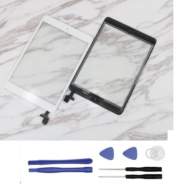Фото Сенсорный экран для iPad Mini1/2 A1489 A1490 A1491 дигитайзер переднее стекло сенсорная