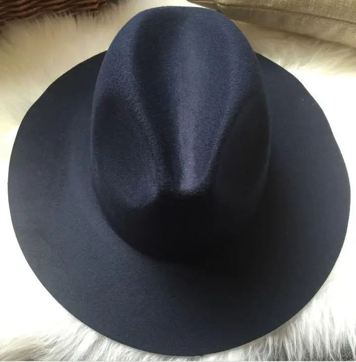 2016 New Vintage Women Casual Solid Wide Brim Trilby Fedora Hat Cloche Hat Men Fashion Cap Gorro Invierno Feminino
2016 New Vintage Women Casual Solid Wide Brim Trilby Fedora Hat Cloche Hat Men Fashion Cap Gorro Invierno Feminino