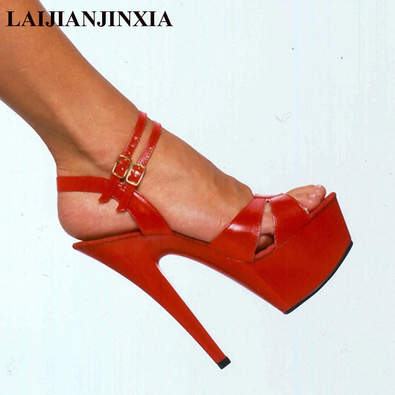 LAIJIANJINXIA New Sexy 15cm High-Heeled Sandals Nightclub Dance Shoes Pole Dancing Shoes Model High Heels Women's Party Shoes
LAIJIANJINXIA New Sexy 15cm High-Heeled Sandals Nightclub Dance Shoes Pole Dancing Shoes Model High Heels Women's Party Shoes