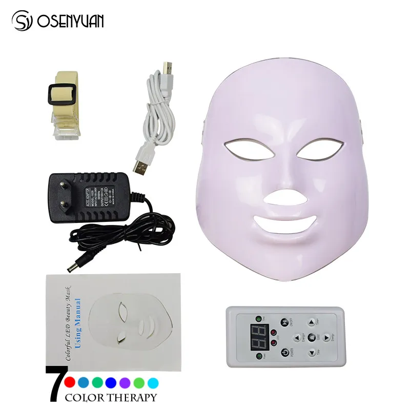 Newest 7 Color LED Mask Facial Therapy Anti-Wrinkle Machine Acne Removal Beauty Spa Device Skin Rejuvenation White Face Masker
Newest 7 Color LED Mask Facial Therapy Anti-Wrinkle Machine Acne Removal Beauty Spa Device Skin Rejuvenation White Face Masker