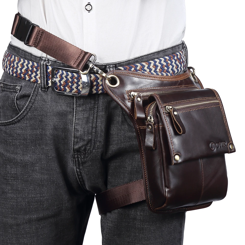 Men's Waist Packs Genuine Leather Multifunction Travel Male Hip Bag Funny Waist Belt Bag Messenger Crossbody Bags 6369
Men's Waist Packs Genuine Leather Multifunction Travel Male Hip Bag Funny Waist Belt Bag Messenger Crossbody Bags 6369