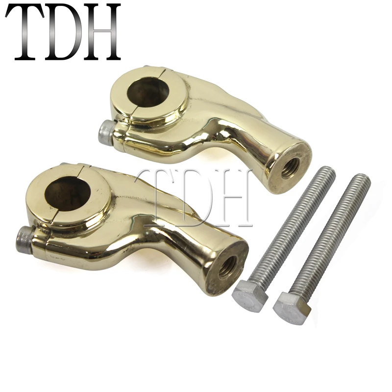 22mm/25mm Solid Smooth Brass Motorcycles Handlebar Riser 7/8" Bar Mount Clamp For Harley Chopper Cafe Racer Street Bike
22mm/25mm Solid Smooth Brass Motorcycles Handlebar Riser 7/8" Bar Mount Clamp For Harley Chopper Cafe Racer Street Bike