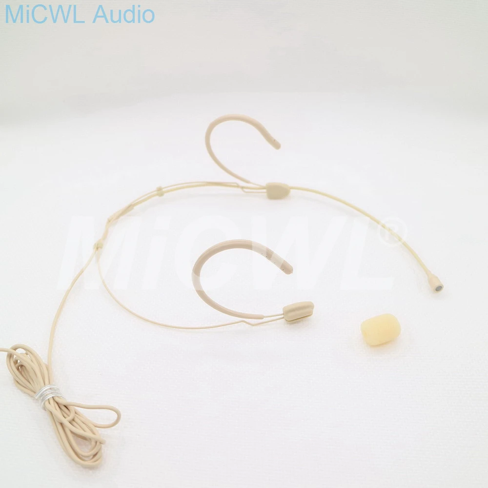 Beige Headset Omni-directional Microphone For Sennheiser Shure AKG Audio Technica Wireless System With Bodypack Transmitter
Beige Headset Omni-directional Microphone For Sennheiser Shure AKG Audio Technica Wireless System With Bodypack Transmitter