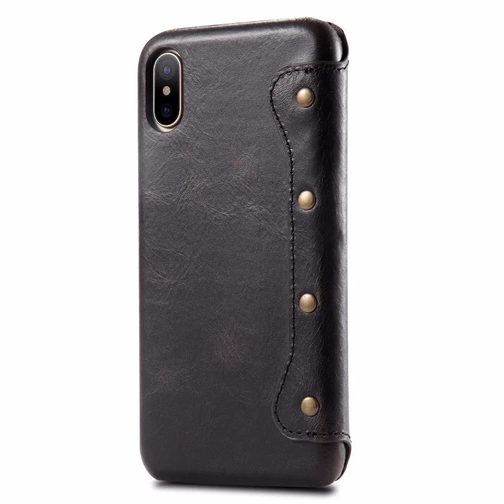 ELAIDE Luxury Cowhide Leather Flip Case for iPhone X Wallet Style Cover for iPhone X Case 2017 5.8 inch Phone Case for iphone x
ELAIDE Luxury Cowhide Leather Flip Case for iPhone X Wallet Style Cover for iPhone X Case 2017 5.8 inch Phone Case for iphone x