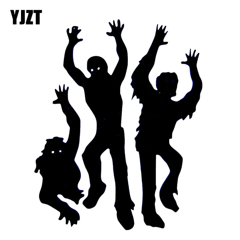YJZT 10.1CMX12.8CM Funny ZOMBIE Vinyl Car Stickers Black/Silver Decal Car-styling S8-1186
YJZT 10.1CMX12.8CM Funny ZOMBIE Vinyl Car Stickers Black/Silver Decal Car-styling S8-1186