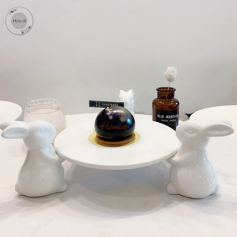 Ceramic rabbit Plate Chinaware Ceramic bunny dish dinner plates cake stand tableware porcelain tray Rabbit plate Easter gift
Ceramic rabbit Plate Chinaware Ceramic bunny dish dinner plates cake stand tableware porcelain tray Rabbit plate Easter gift