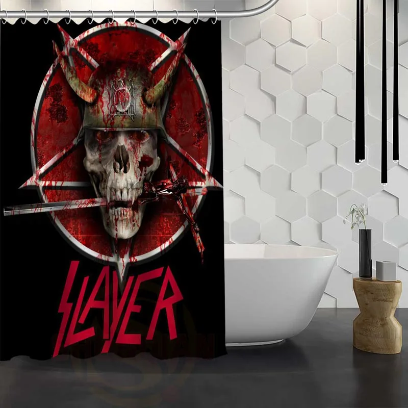 Hot Sale Custom Slayer Logo Shower Curtain Waterproof Fabric Shower Curtain for Bathroom F#Y1-17
Hot Sale Custom Slayer Logo Shower Curtain Waterproof Fabric Shower Curtain for Bathroom F#Y1-17