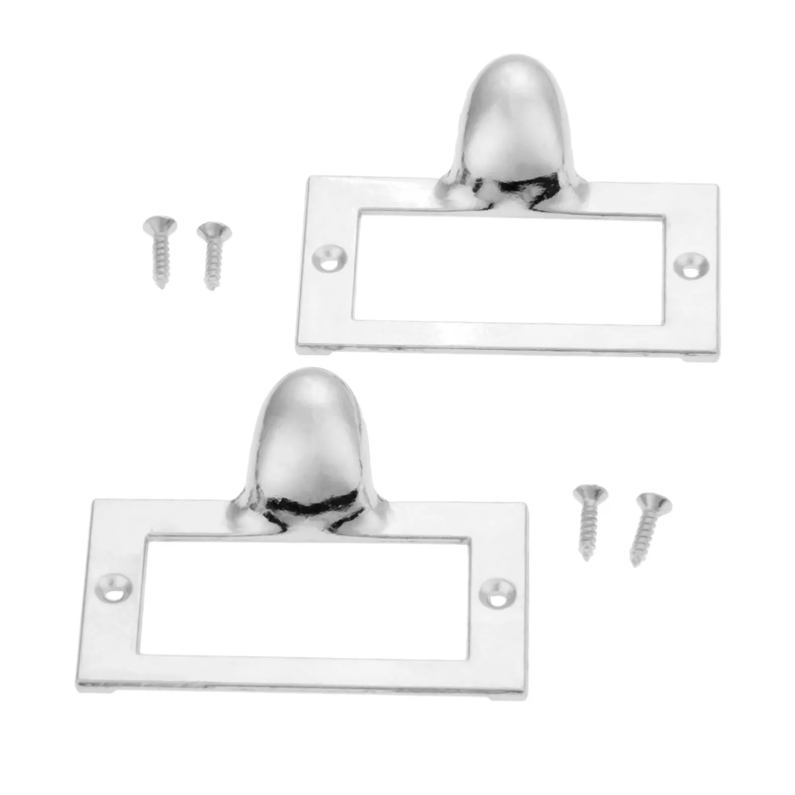 2Pcs 58x46mm Black Silver Tag Frame Label Holder Pull Handle File Name Card Holder For Furniture Cabinet Drawer Box Case Bin
2Pcs 58x46mm Black Silver Tag Frame Label Holder Pull Handle File Name Card Holder For Furniture Cabinet Drawer Box Case Bin