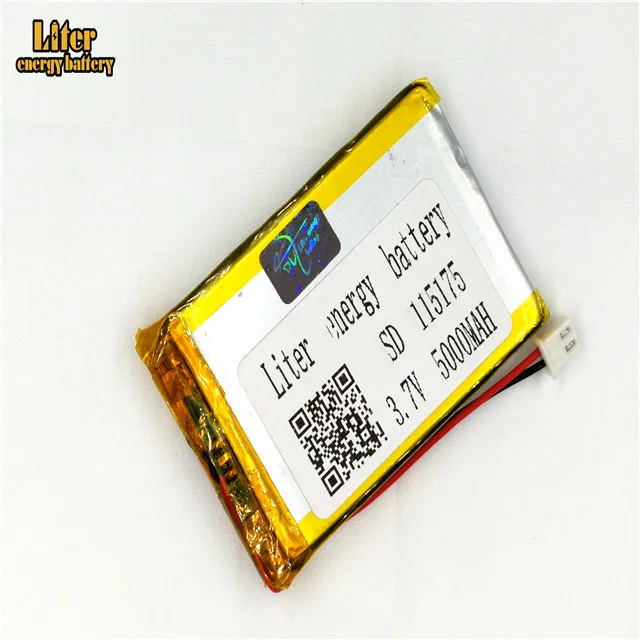 XHR-2P 2.54 5000mAh 3.7V 115175 105075 core polymer battery backup portable power supply stall lamp
XHR-2P 2.54 5000mAh 3.7V 115175 105075 core polymer battery backup portable power supply stall lamp