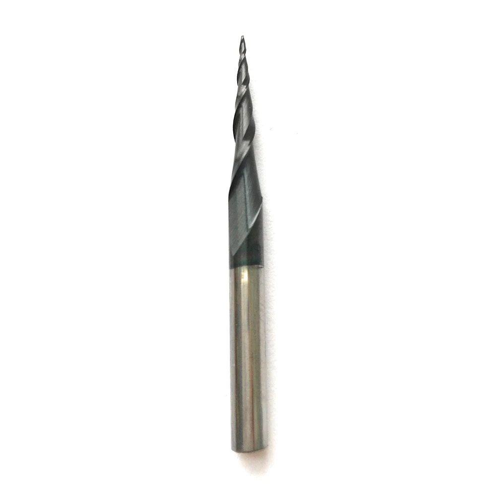 1 шт. HRC55 R0.25 * D4 15 50L 2F вольфрамовые твердосплавные концевые фрезы с покрытием