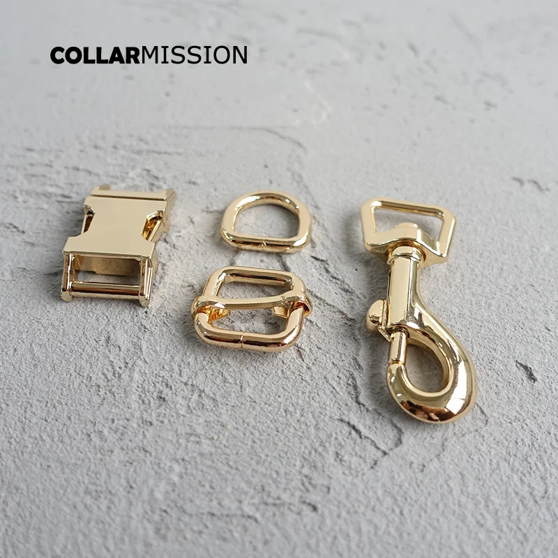 15mm Metal Plated (Metal Buckle+ Adjust Buckle+ D Ring+ Metal Dog Clasp/ set) For Backpack Bag Cat Dog Collar DIY Accessory
15mm Metal Plated (Metal Buckle+ Adjust Buckle+ D Ring+ Metal Dog Clasp/ set) For Backpack Bag Cat Dog Collar DIY Accessory