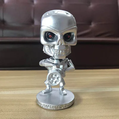 Hot Sci-Fi Film Judgment Day Endoskeleton T-800 3D Cute Head Knocker Bobble Head Action Figure Toys
Hot Sci-Fi Film Judgment Day Endoskeleton T-800 3D Cute Head Knocker Bobble Head Action Figure Toys