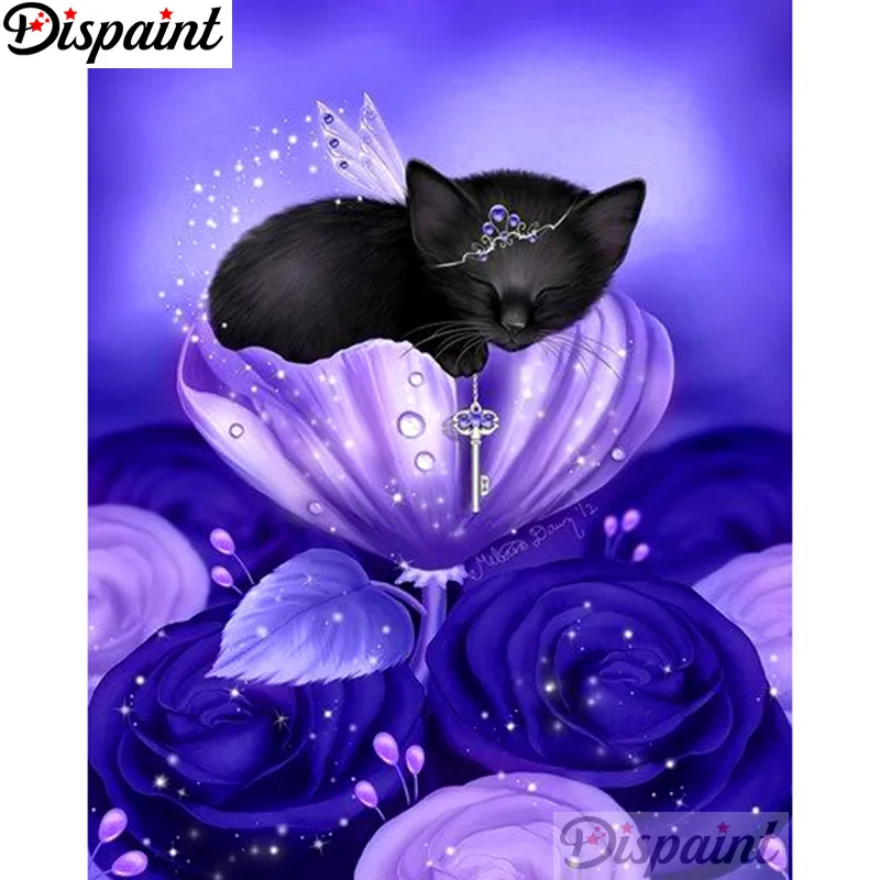 Dispaint 5D Diamond Painting Full Drill Diamond Embroidery "Animal cat flower" Picture Of Rhinestone Handmade Home Decor A16779
Dispaint 5D Diamond Painting Full Drill Diamond Embroidery "Animal cat flower" Picture Of Rhinestone Handmade Home Decor A16779