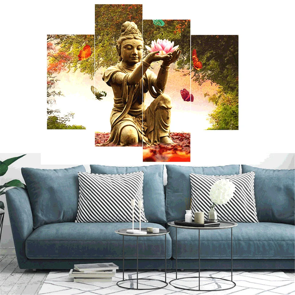 HUACAN Diamond Embroidery Buddha 4pcs Diy Diamond Painting Religion Full Square Pictures Of Rhinestone Mosaic Multi-picture
HUACAN Diamond Embroidery Buddha 4pcs Diy Diamond Painting Religion Full Square Pictures Of Rhinestone Mosaic Multi-picture
