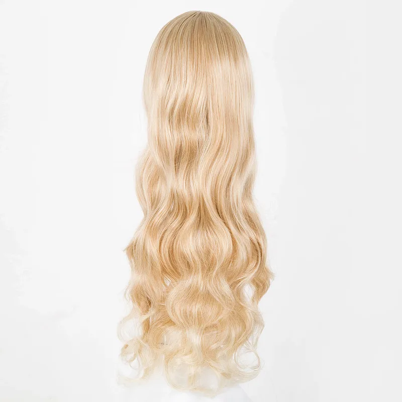 Парик блонд Фэй шоу синтетическое Термостойкое волокно длинные вьющиеся волосы