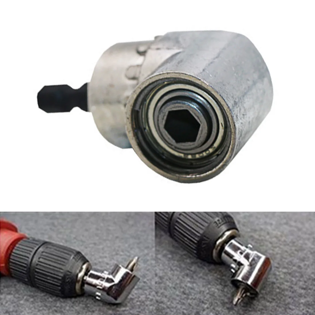 1/4" 6mm Shank Angle Extension Driver Turning Hex Bit Magnetic Screwdriver Socket Holder Adaptor 105 Angle
1/4" 6mm Shank Angle Extension Driver Turning Hex Bit Magnetic Screwdriver Socket Holder Adaptor 105 Angle